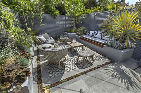 Private small garden design outdoor room ideas courtyard London