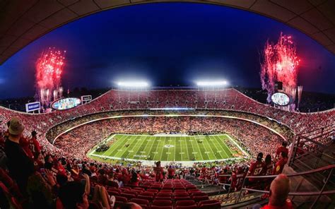 Download wallpapers Arrowhead Stadium, NFL, Kansas City Chiefs Stadium, Kansas City, Missouri ...