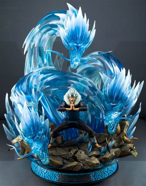 Tobirama Senju and Water Dragon Jutsu by KM-Studio