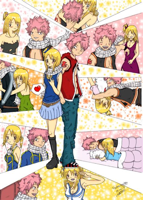 Natsu x Lucy by Bakaloulou on DeviantArt