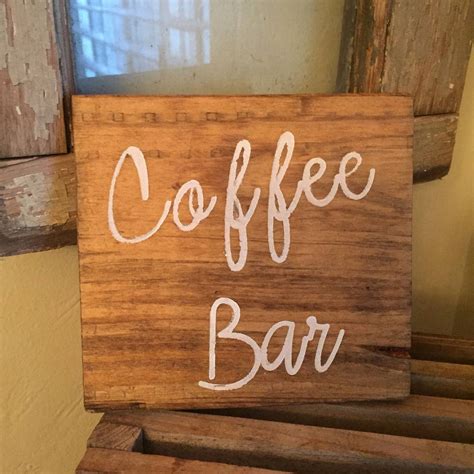 Rustic Coffee Bar Sign, Coffee Sign, Farmhouse Coffee Sign, Farmhouse ...