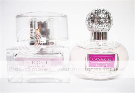 FRAGRANCE LIBRARY: Gucci II and Coach Poppy Flower