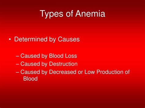 Types Of Anemia Ppt