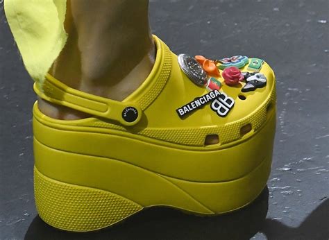 Balenciaga Debuts Platform Crocs In Paris