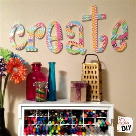 Washi Tape Letters | Diva of DIY