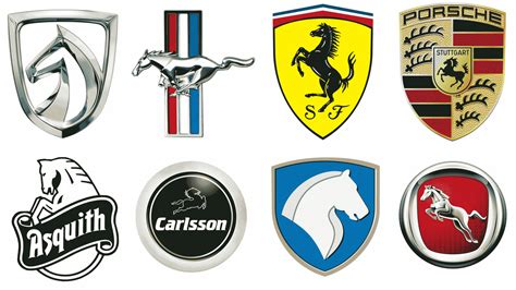 Car Logo with horse symbols on them and sign, new logo meaning and history, PNG, SVG