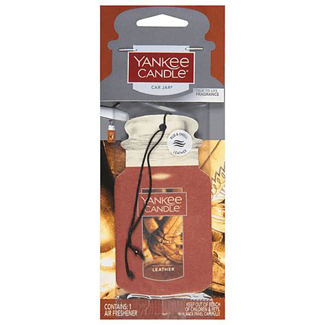 Yankee Candle Car Jar Leather Air Freshener 1 ea | Shop | Hames Corporation