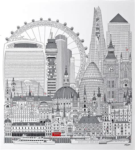 #London #painting #art for sale direct from the #artist | London cityscape, London painting ...