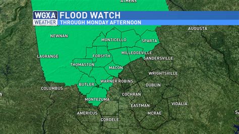 Flood Watch in effect for Middle Georgia | WGXA