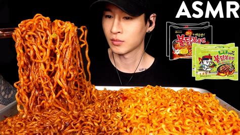 ASMR FIRE NOODLE & SPICY JJAJANG MUKBANG (No Talking) EATING SOUNDS | Zach Choi ASMR – ASMRHD