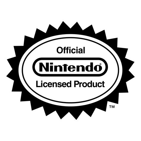 Nintendo Official Licensed Product Logo PNG Transparent & SVG Vector ...