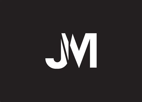 Monogram JM Logo Design 16224096 Vector Art at Vecteezy