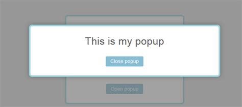 47 Javascript Popup Div With Close Button - Javascript Nerd Answer