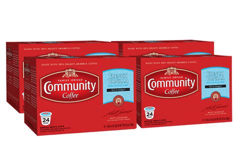 French Vanilla Coffee Pods 96 count Compatible with Keurig 2.0 K-Cup Brewers| Community Coffee