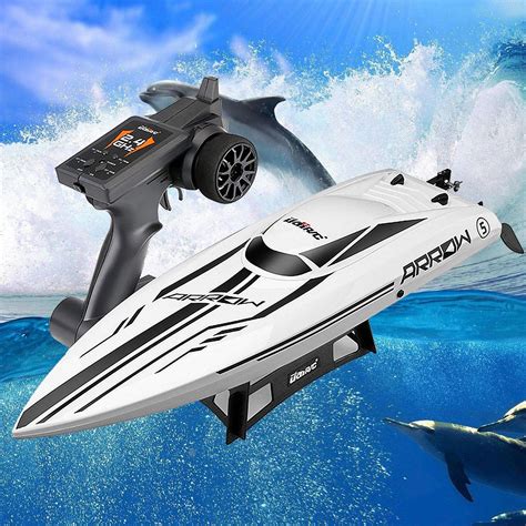 UDI RC Arrow 25" Brushless RC Racing Boat 30mph High Speed Electronic Remote Control Boat for ...