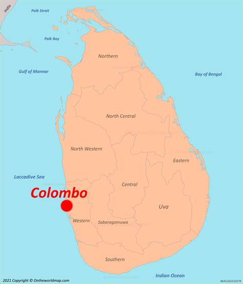 Colombo Map | Sri Lanka | Maps of Colombo