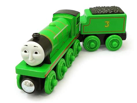 Fisher Price Thomas The Train Wooden Railway Henry The Green Engine | eBay