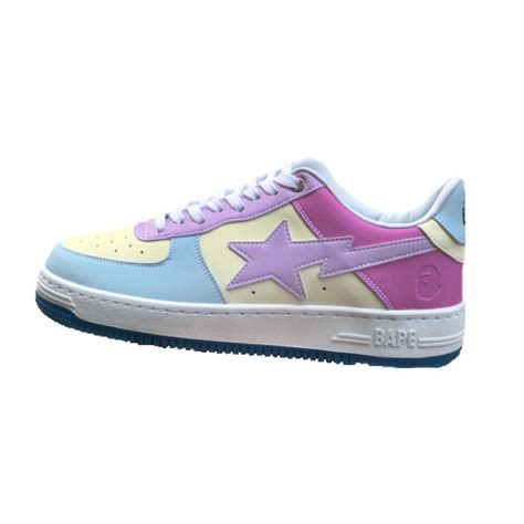 A Bathing Ape Bape Sta Low Pink Shoes