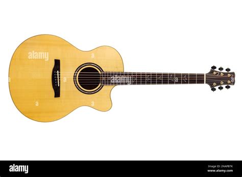 Guitar Acoustic Guitar cut out Guitar on white background Stock Photo - Alamy