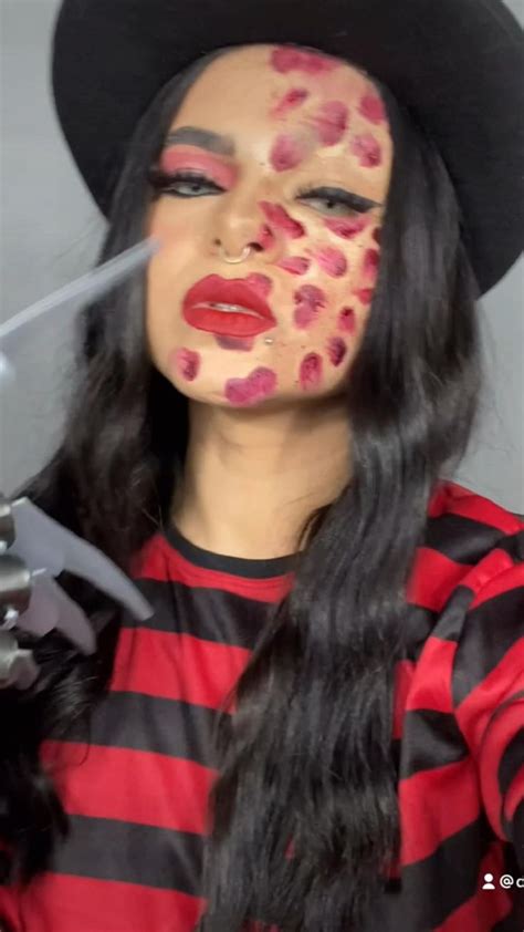 Freddy Krueger makeup | Freddy krueger makeup, Freddie kruger makeup, Halloween makeup scary