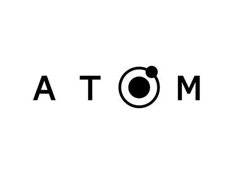 Atom Logo | Logo design, Atom, ? logo