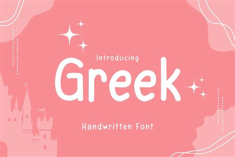 Greek handwritten font | Handwriting Fonts ~ Creative Market