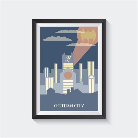 Gotham City in Art Deco - Etsy