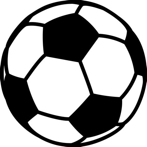 Download Black And White Football Clipart - Soccer Ball - Png Download ...