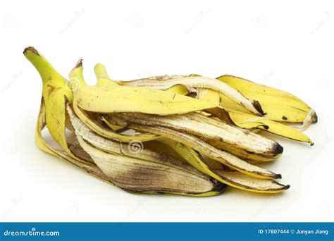 Banana peel stock photo. Image of humorous, mistake, dessert - 17807444