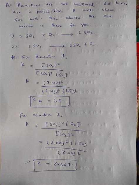 [Solved] Using the above equilibrium expressions, calculate the equilibrium... | Course Hero