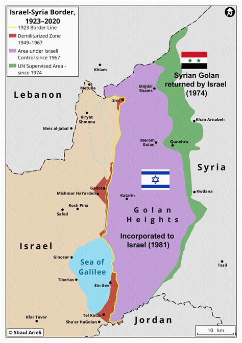 Golan Heights Map