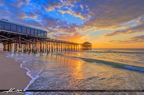 Cocoa Beach Pier Cocoa Beach Florida Sunrise HDR photography | HDR Photography by Captain Kimo