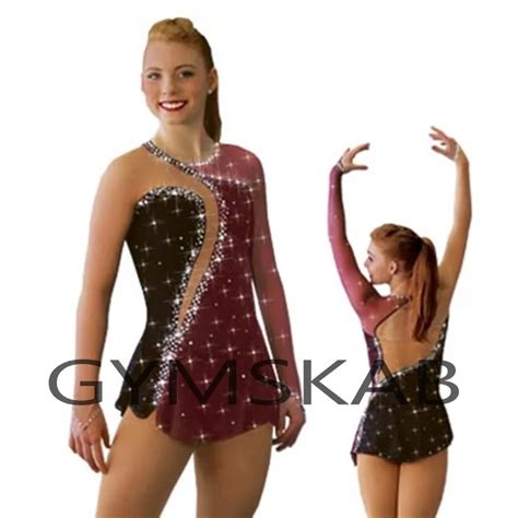 2018 Bling Figure Skating Dress Women's Girl's Customized Ice Skating ...