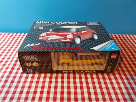 NIKKO MINI EVOLUTION Series MINI COOPER RC Car Radio Controlled Yellow ...