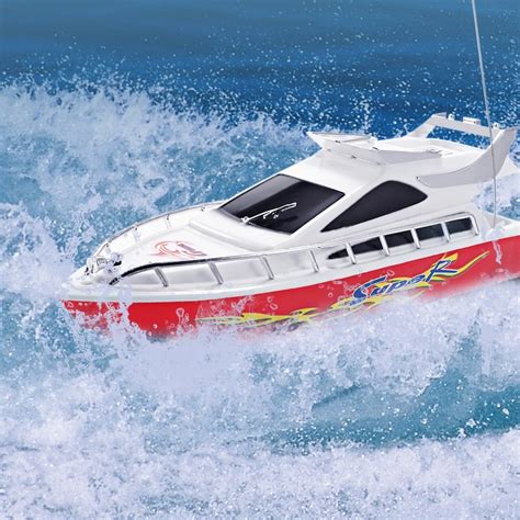 High Speed RC Boat Super Mini Performance Remote Control Boats Electric Boat Toy for Children ...