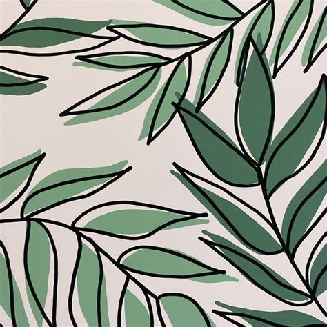 A4 Tropical Leaf Print Wall Print Wall Art Minimalist | Etsy