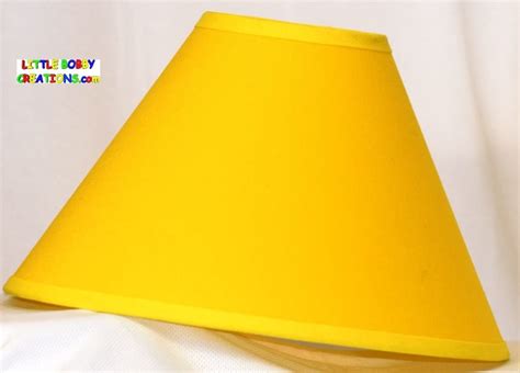 Solid YELLOW Fabric Lamp Shade 8 Sizes to Choose From | Etsy