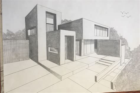 Modern House : drawing