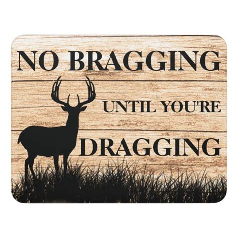 Funny Deer Hunting Door Sign | Zazzle.com