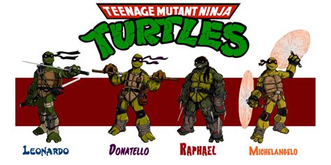 TmnT redesigns in color by Josh-Horn on DeviantArt