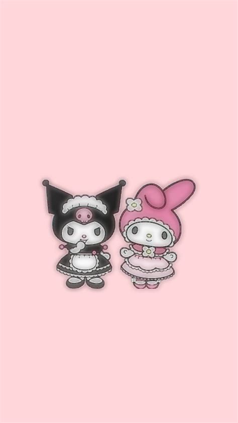 My Melody & Kuromi ~(Complete)~ - 💗My Melody/Kuromi Wallpapers💔 | Hello kitty iphone wallpaper ...