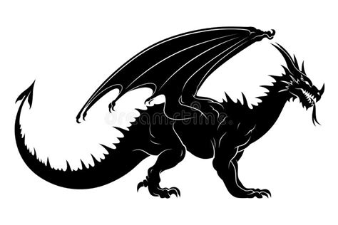 Silhouette Dragon Outline - Free Dragon Silhouette Cliparts Download ...