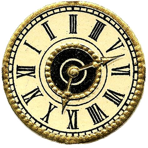 clock+face+vintage+graphicsfairy6 - The Graphics Fairy