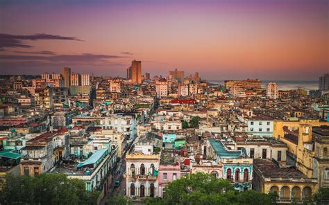 Download wallpaper for 2560x1440 resolution | Havana, Cuba, sunrise | architecture | Wallpaper ...