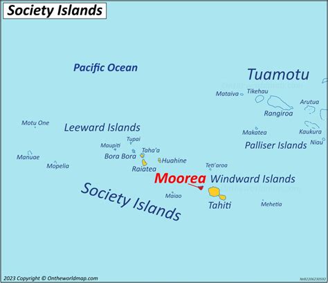 Moorea Tourist Map