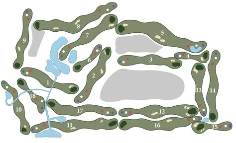 Course Layout - Meadowlands Golf Club at Sylvan Lake