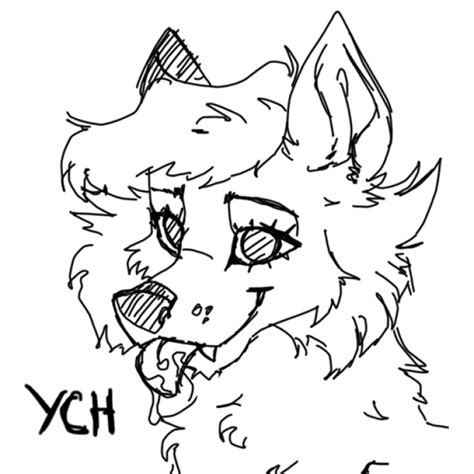 YCH Furry portrait - YCH.Commishes