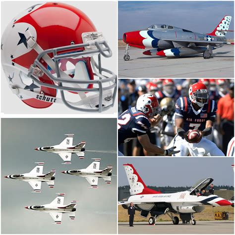 Air Force Football helmet - USAF Thunderbirds | Football helmets, Football, Usaf thunderbirds