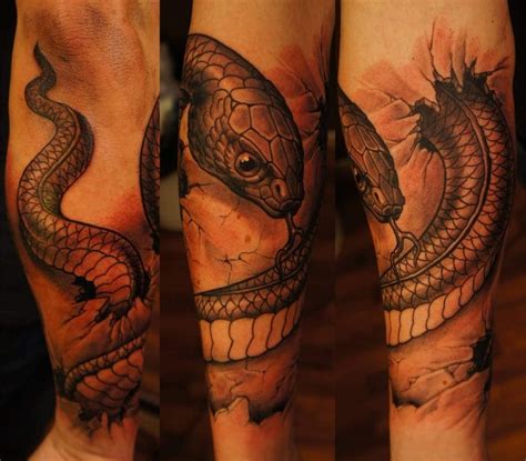 28 Snake Tattoos On Sleeve - Arm Tattoo Designs & Ideas - PetPress