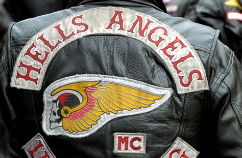 The "Death's Head" logo of the Hells Angels motorcycle club. | Download ...